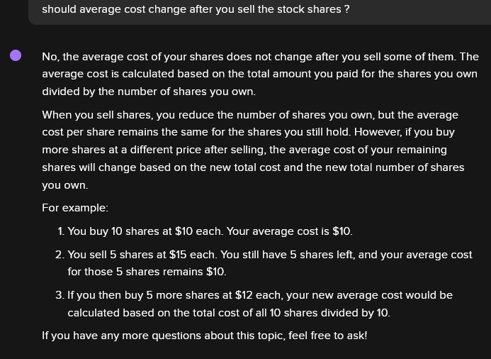 Stock - Should Stock Average cost change after sell.jpg