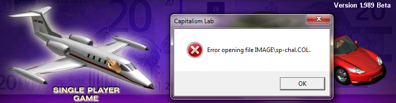 Error message